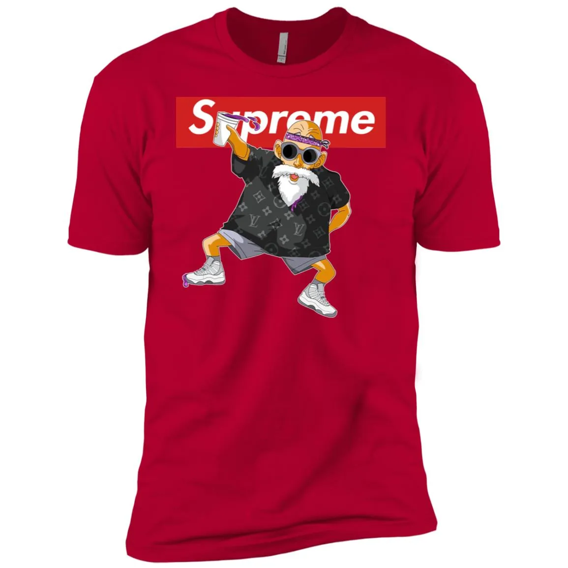 Supreme Kame Sennin Turtle Men Short Sleeve T-Shirt