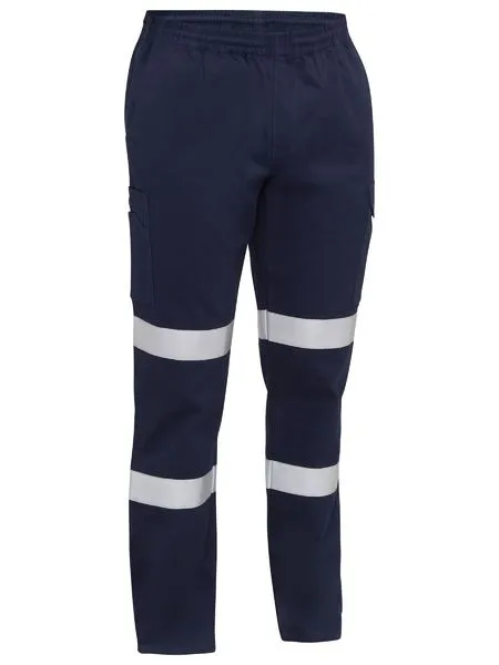 Taped Biomotion Stretch Cotton Drill Elastic Waist Cargo Work Pant  - BPC6029T