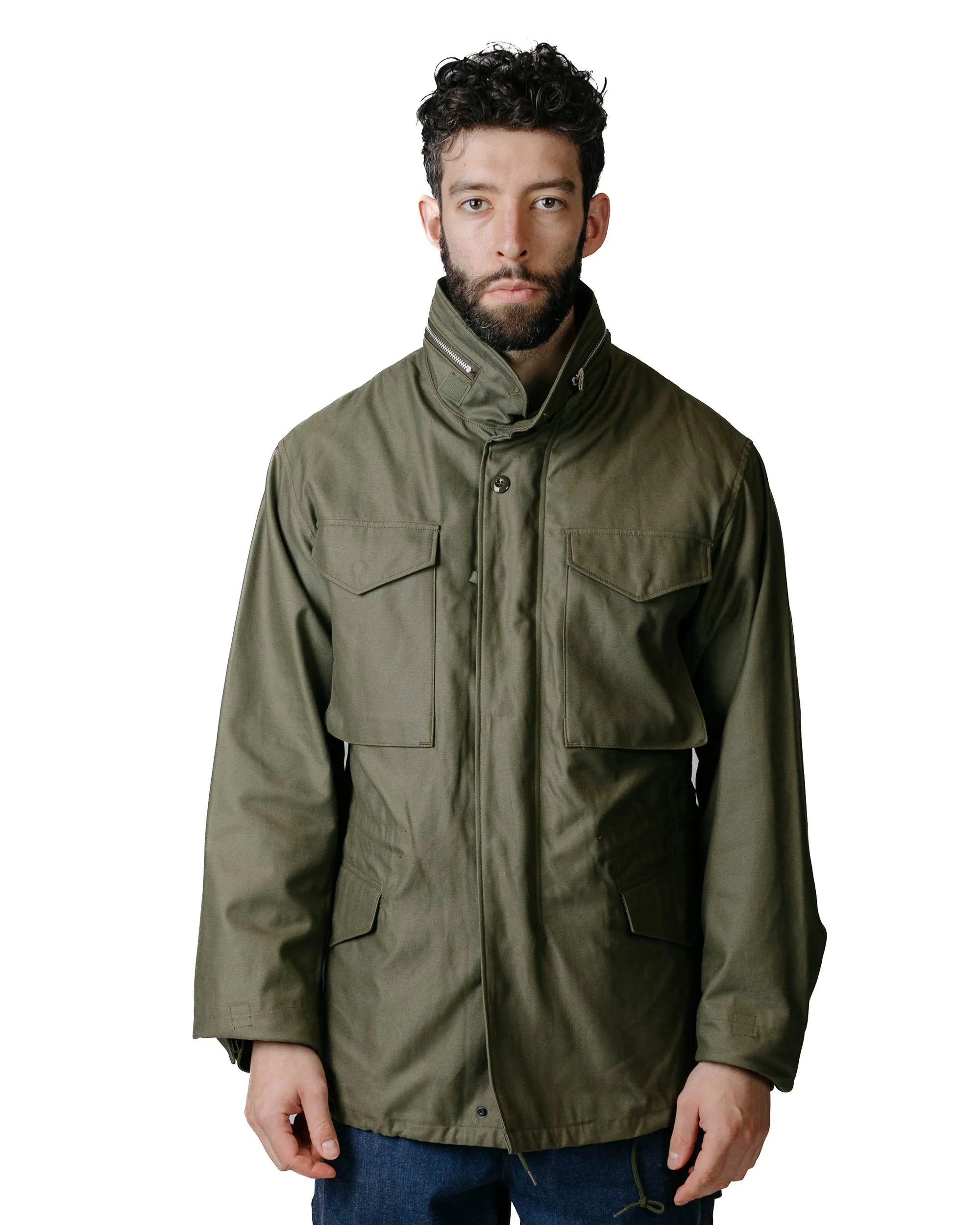 The Real McCoy's MJ23005 Coat, Man's, Field, M-65 / Early Model Olive