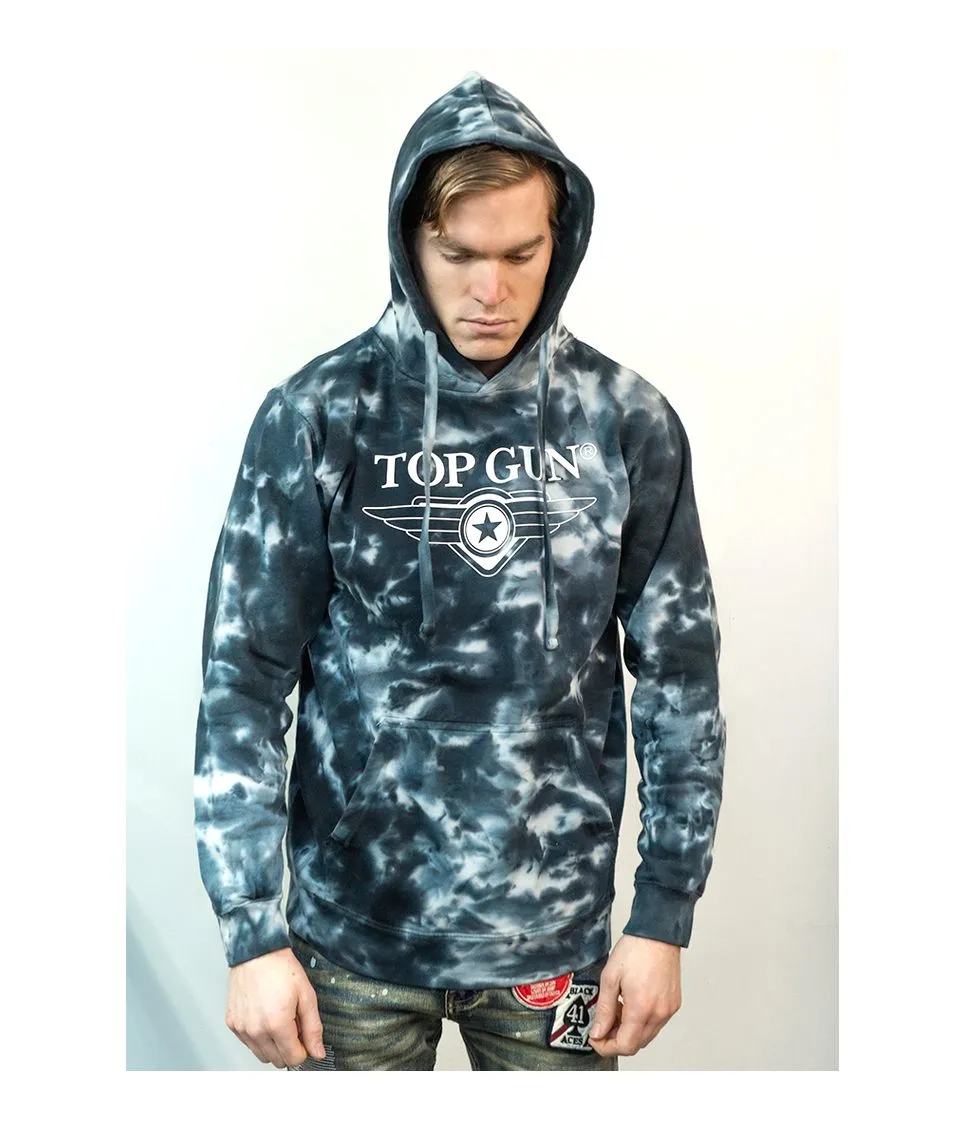 TOP GUN® TIE-DYE PULLOVER HOODIE