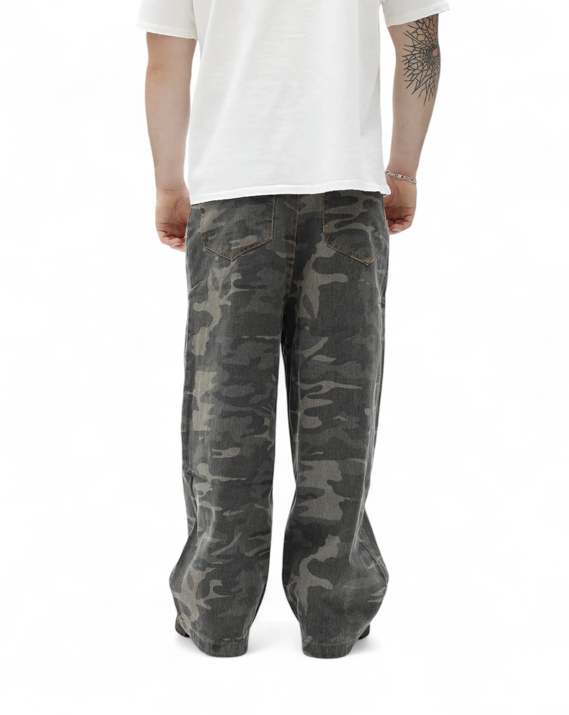 Ultra Baggy Faded Camo Pants