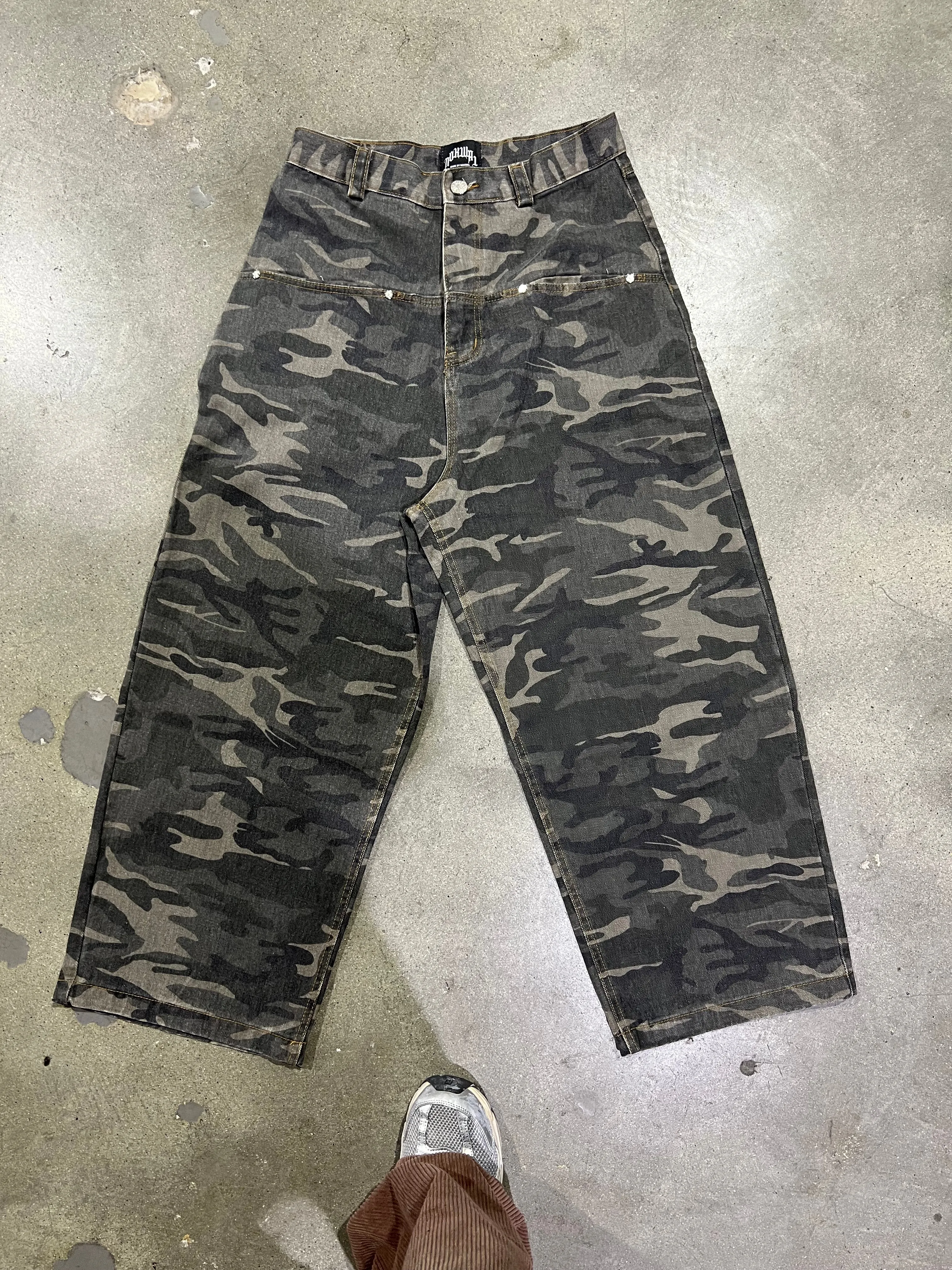 Ultra Baggy Faded Camo Pants