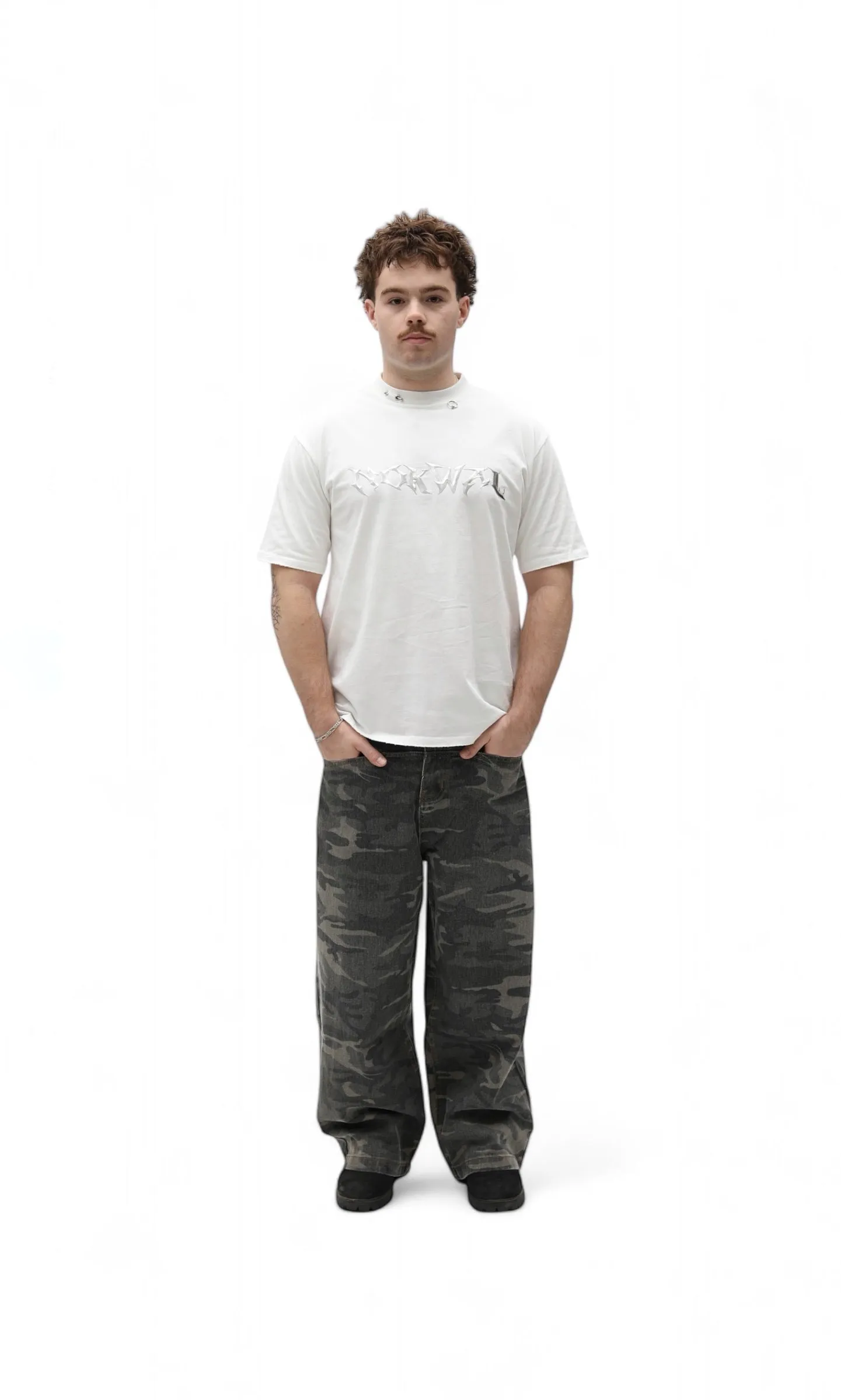 Ultra Baggy Faded Camo Pants