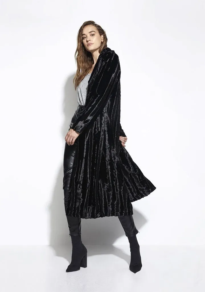 UNREAL FUR VELVET UNDERGROUND COAT