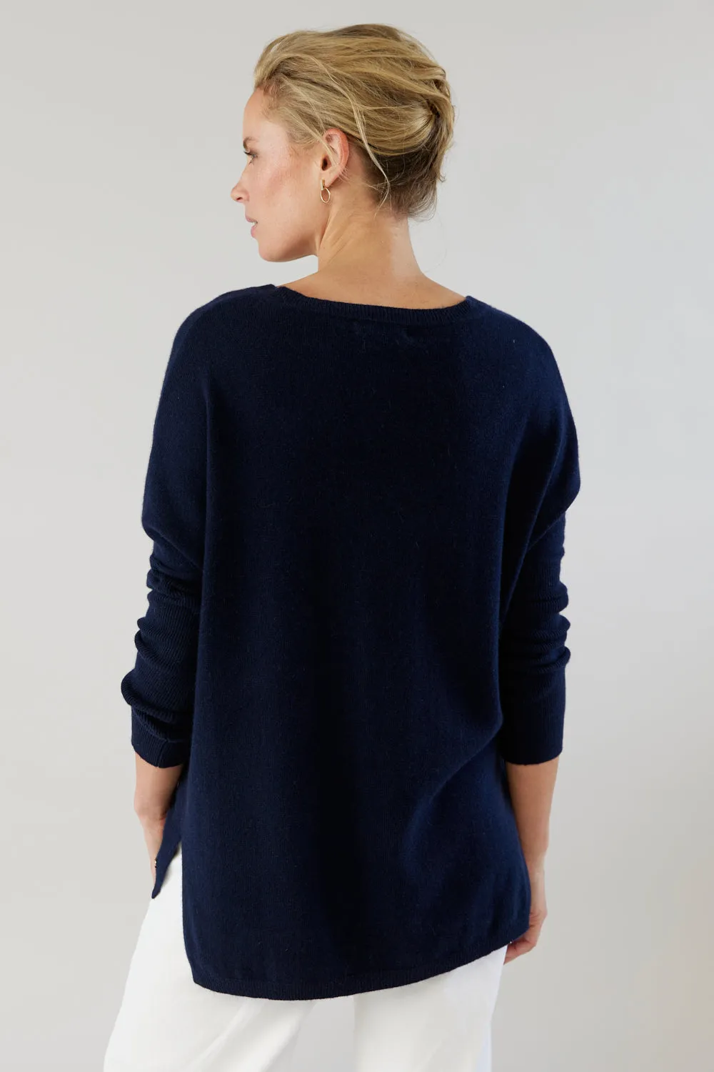 V-Neck Boyfriend Sweater