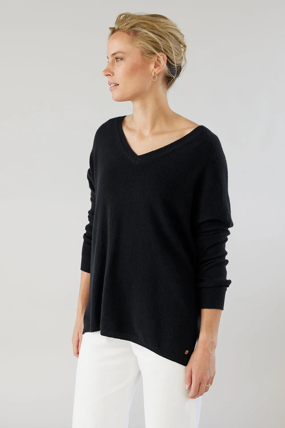 V-Neck Boyfriend Sweater