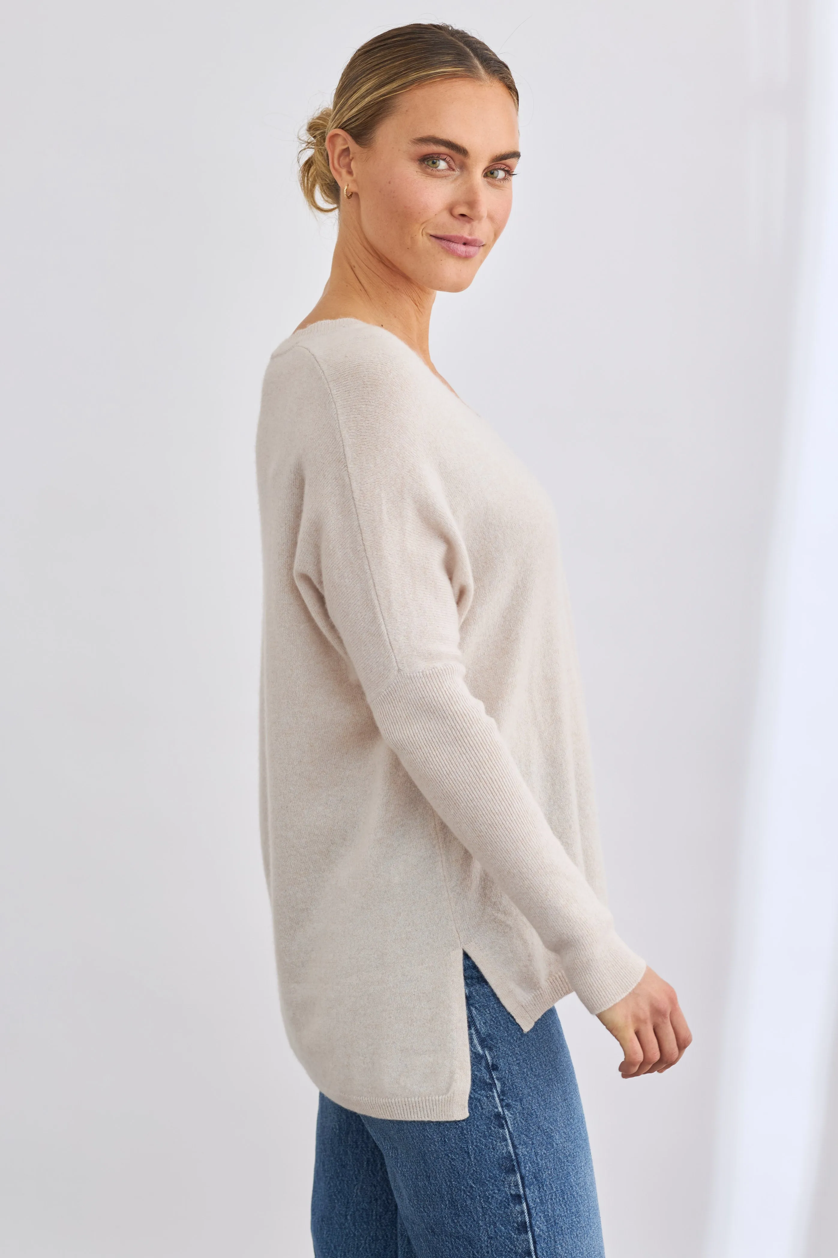 V-Neck Boyfriend Sweater