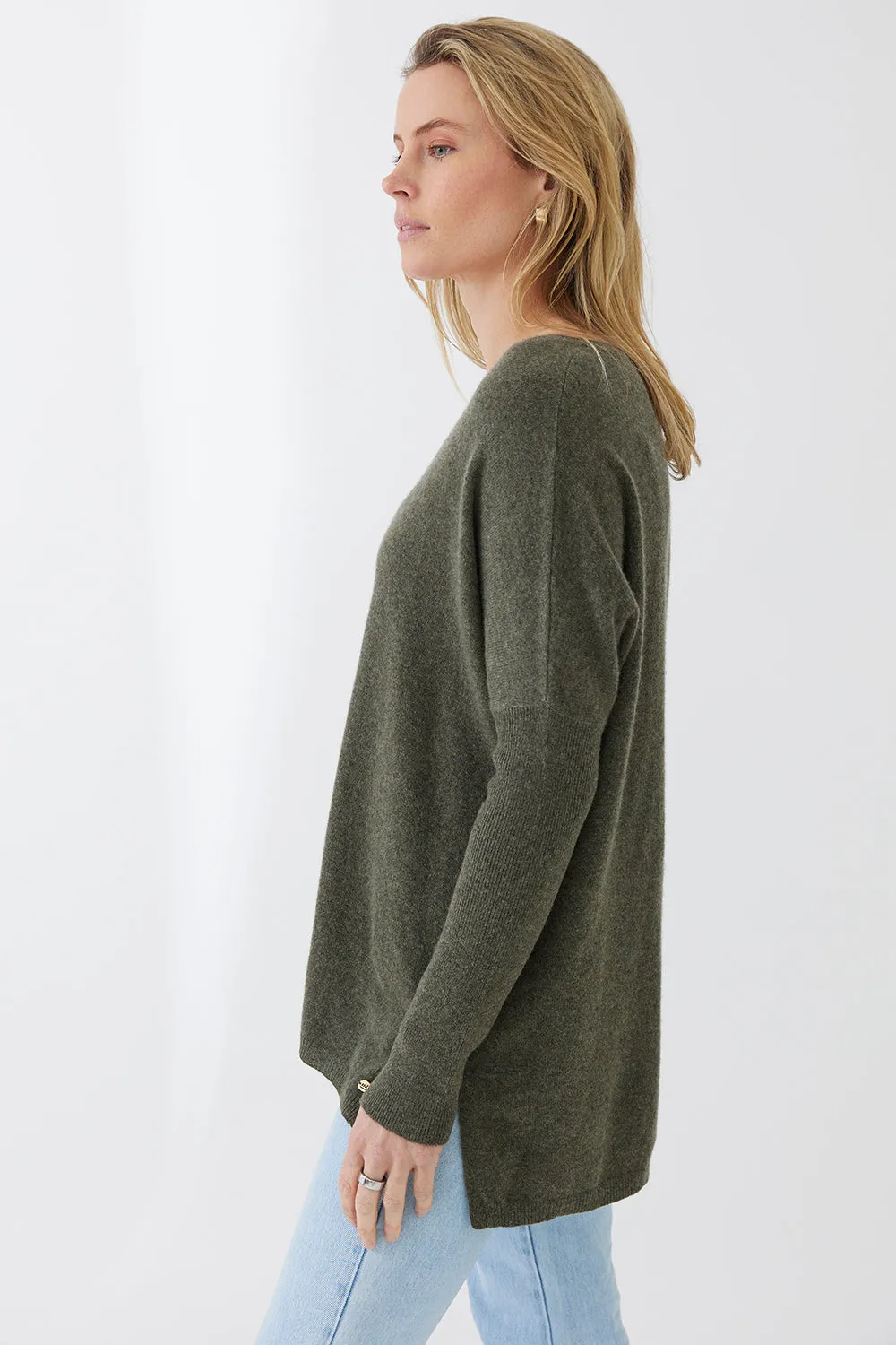 V-Neck Boyfriend Sweater