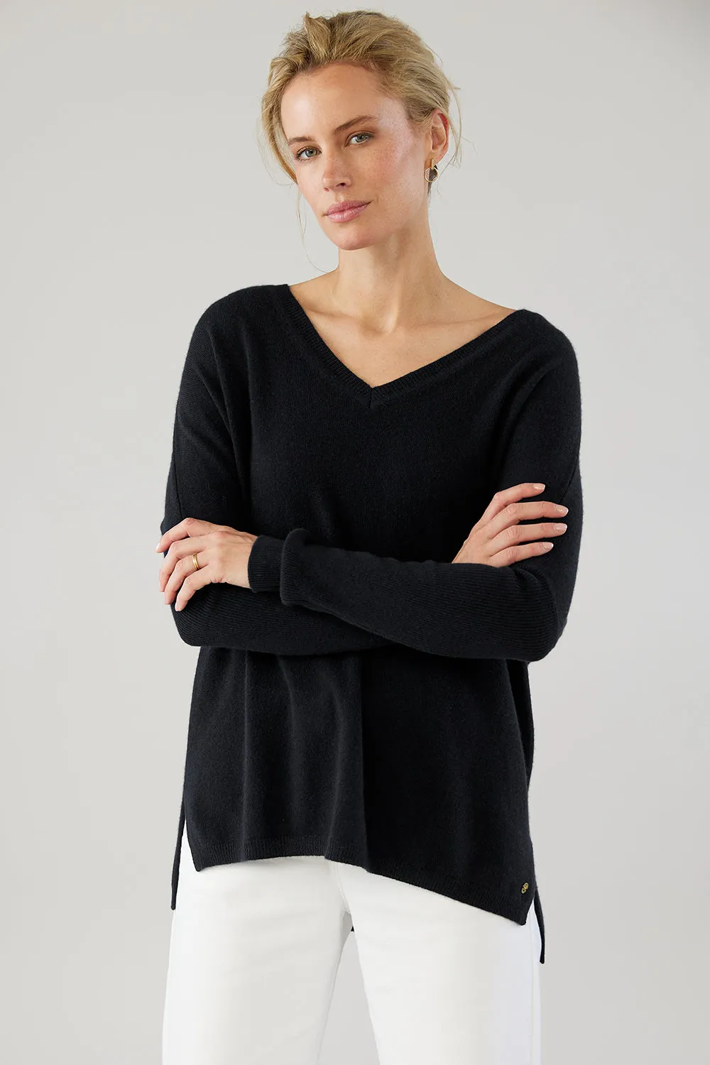 V-Neck Boyfriend Sweater