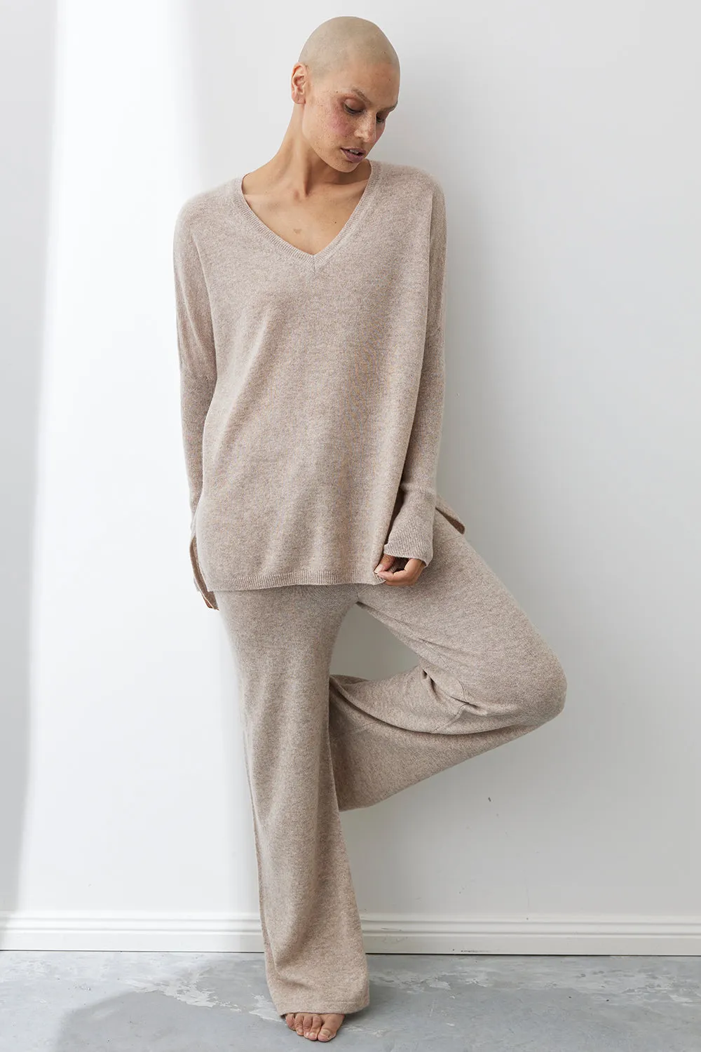 V-Neck Boyfriend Sweater