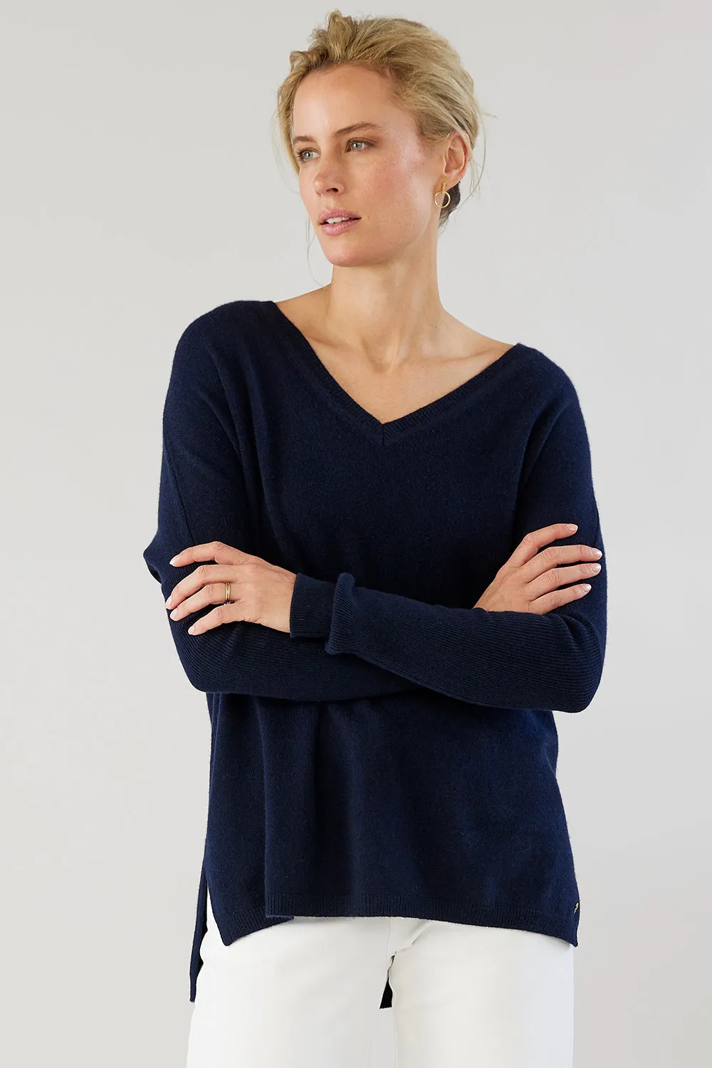 V-Neck Boyfriend Sweater