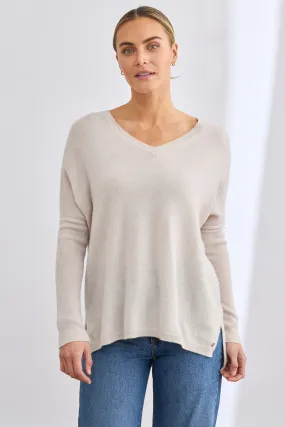 V-Neck Boyfriend Sweater