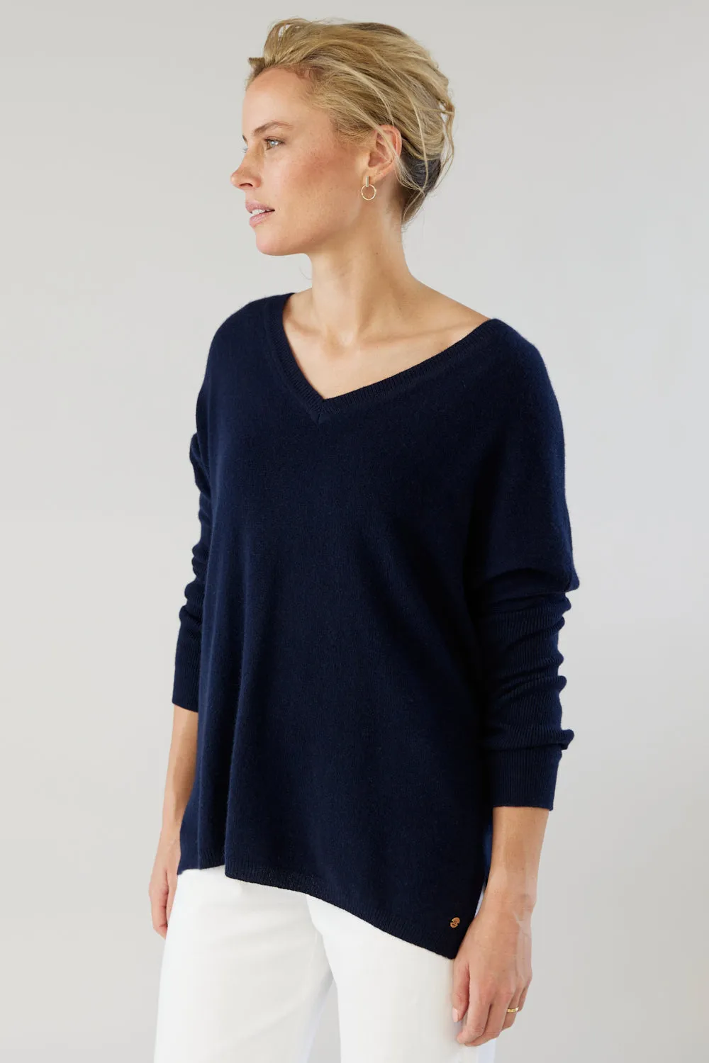 V-Neck Boyfriend Sweater