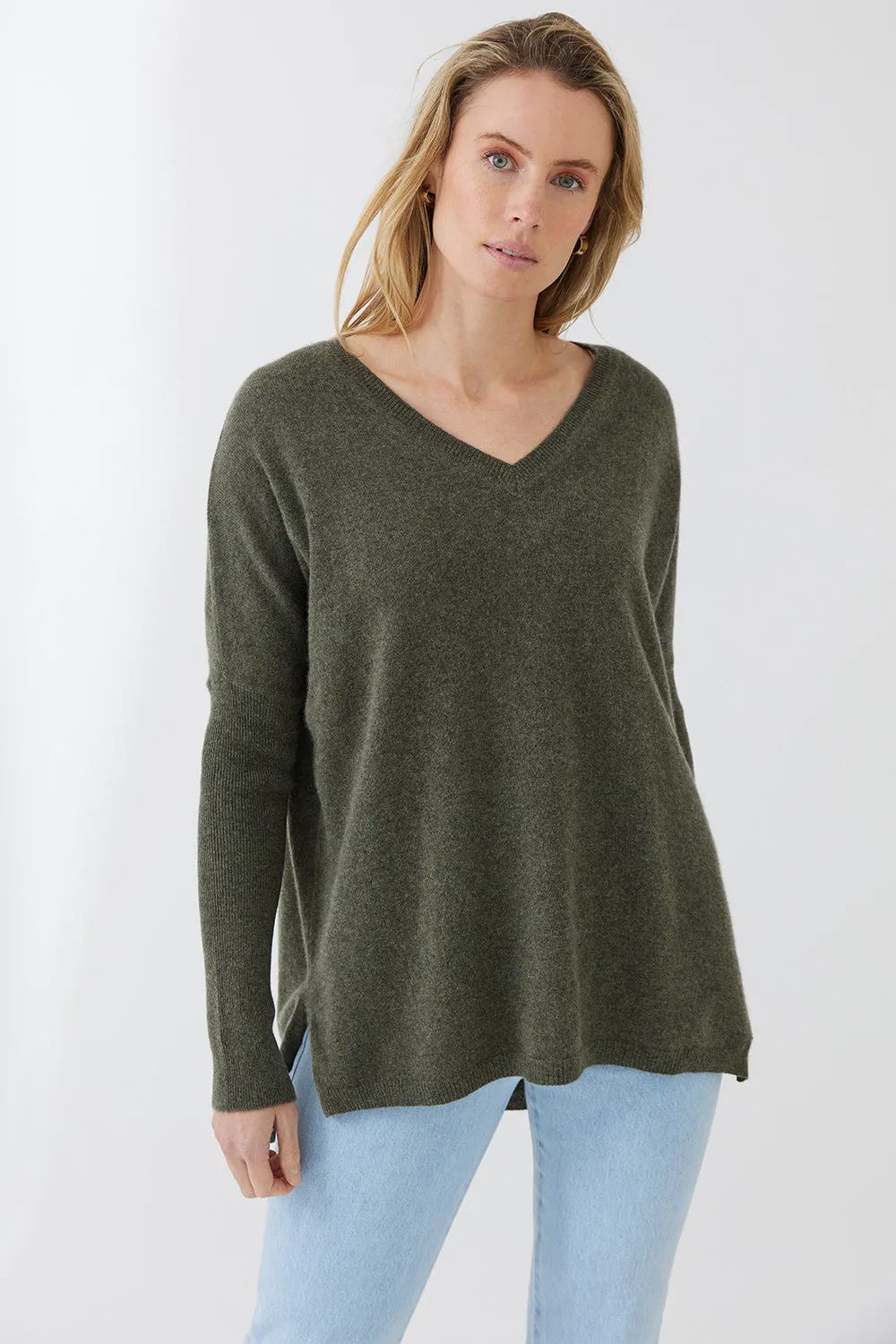 V-Neck Boyfriend Sweater