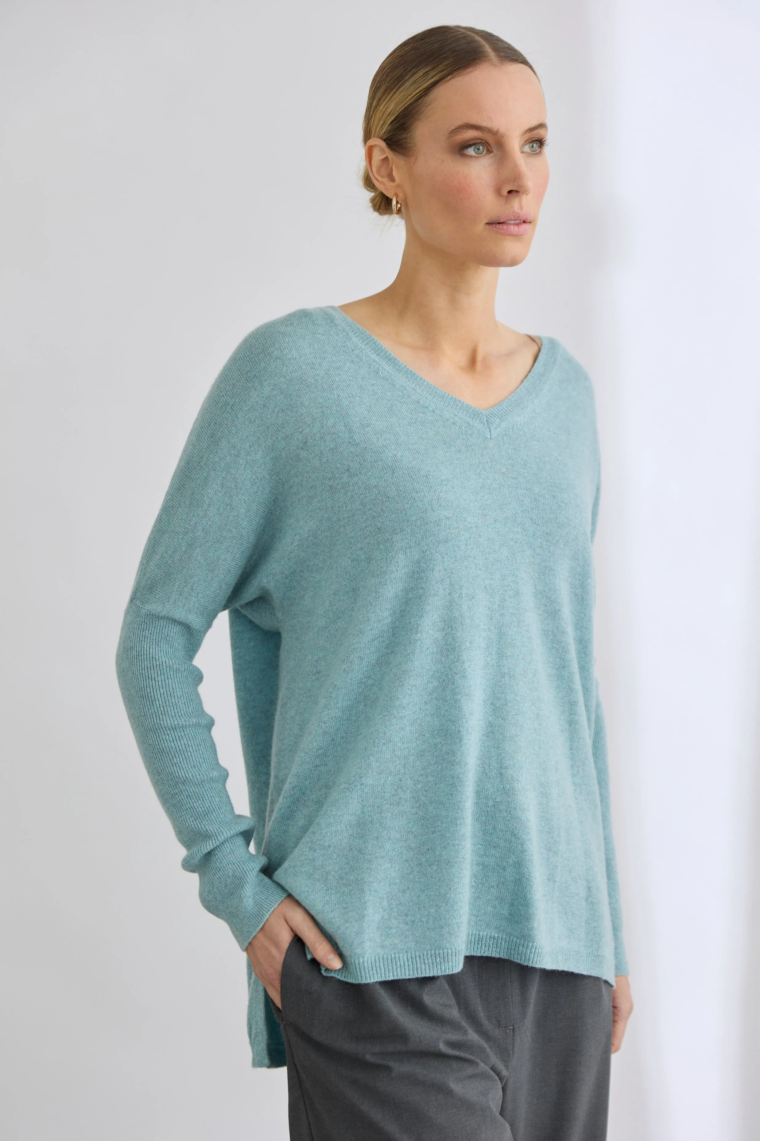 V-Neck Boyfriend Sweater