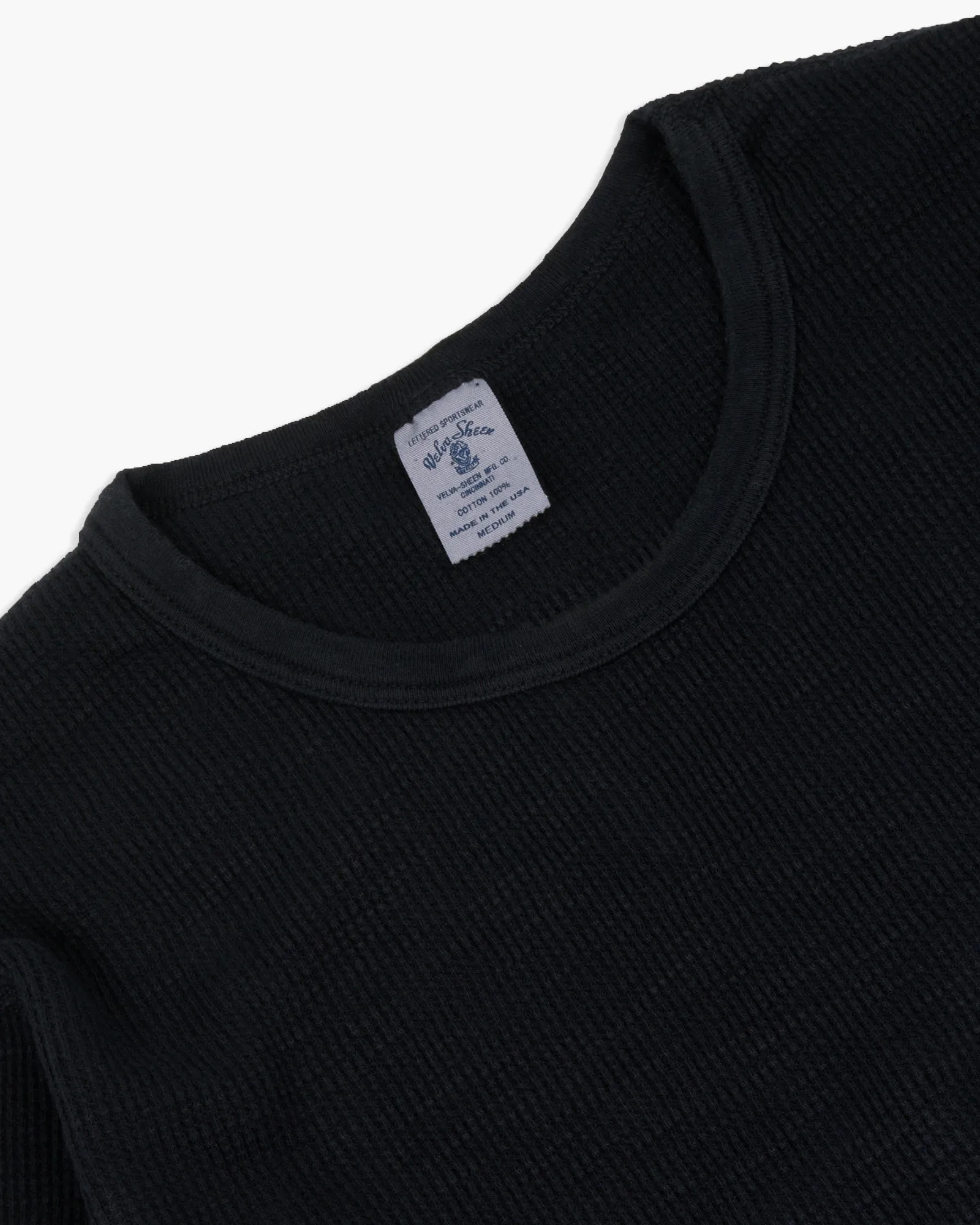 Velva Sheen Natural Indigo Dye 1Pac Slub Thermal - Black Indigo