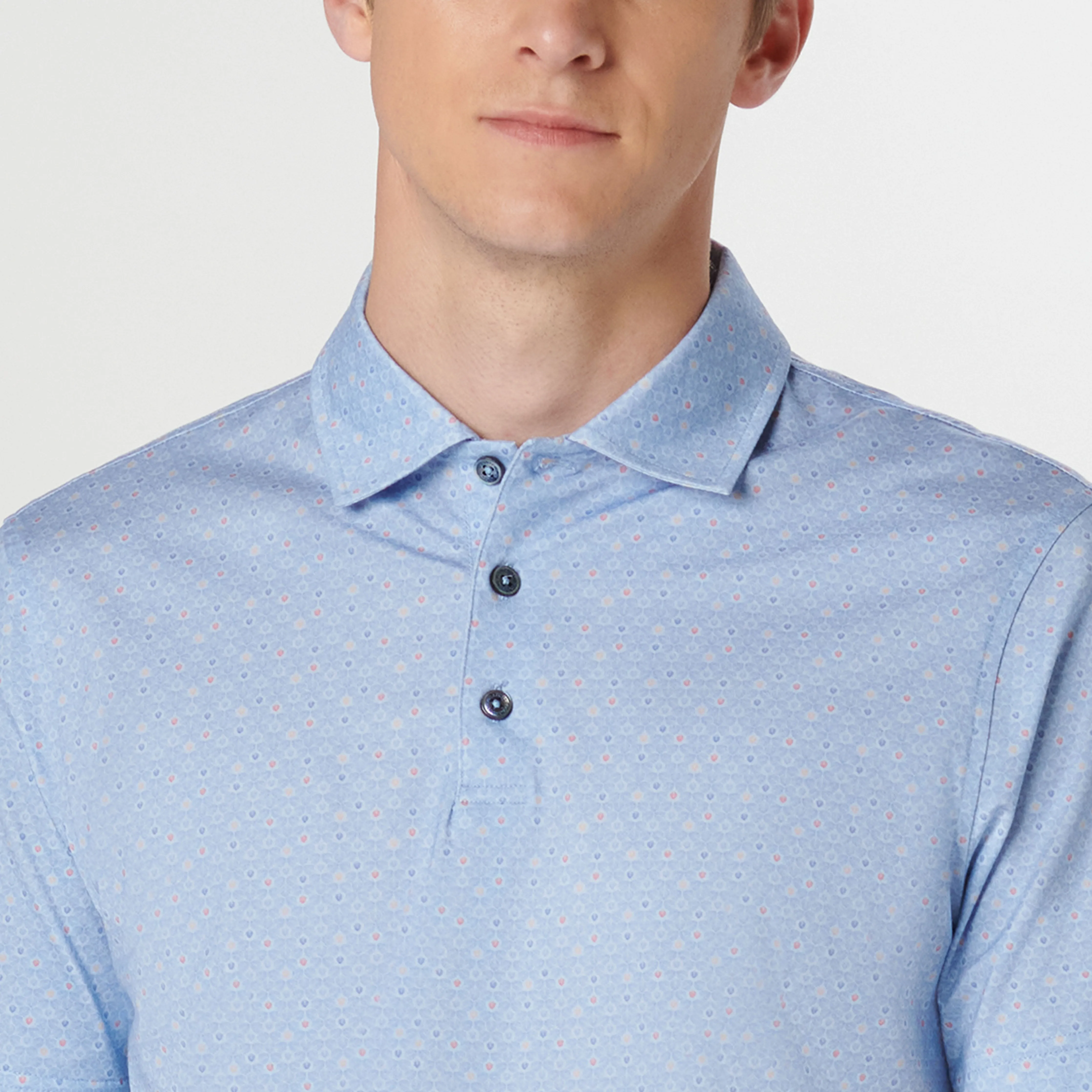 Victor Abstract Floral OoohCotton Polo