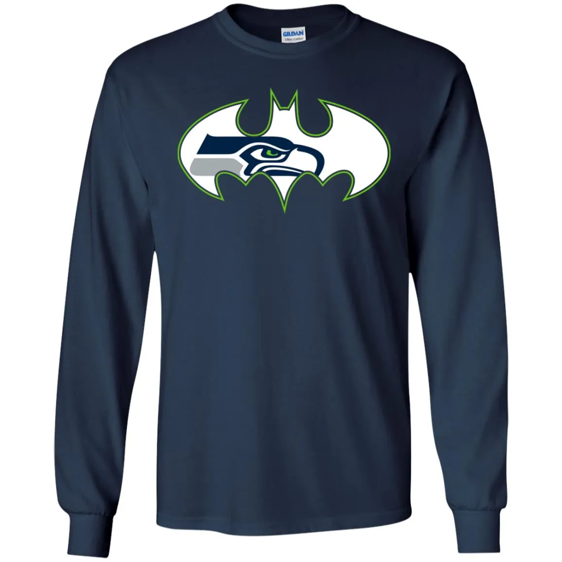 We Are The Seattle Seahawks Batman Nfl Mashup Men Long Sleeve Shirt