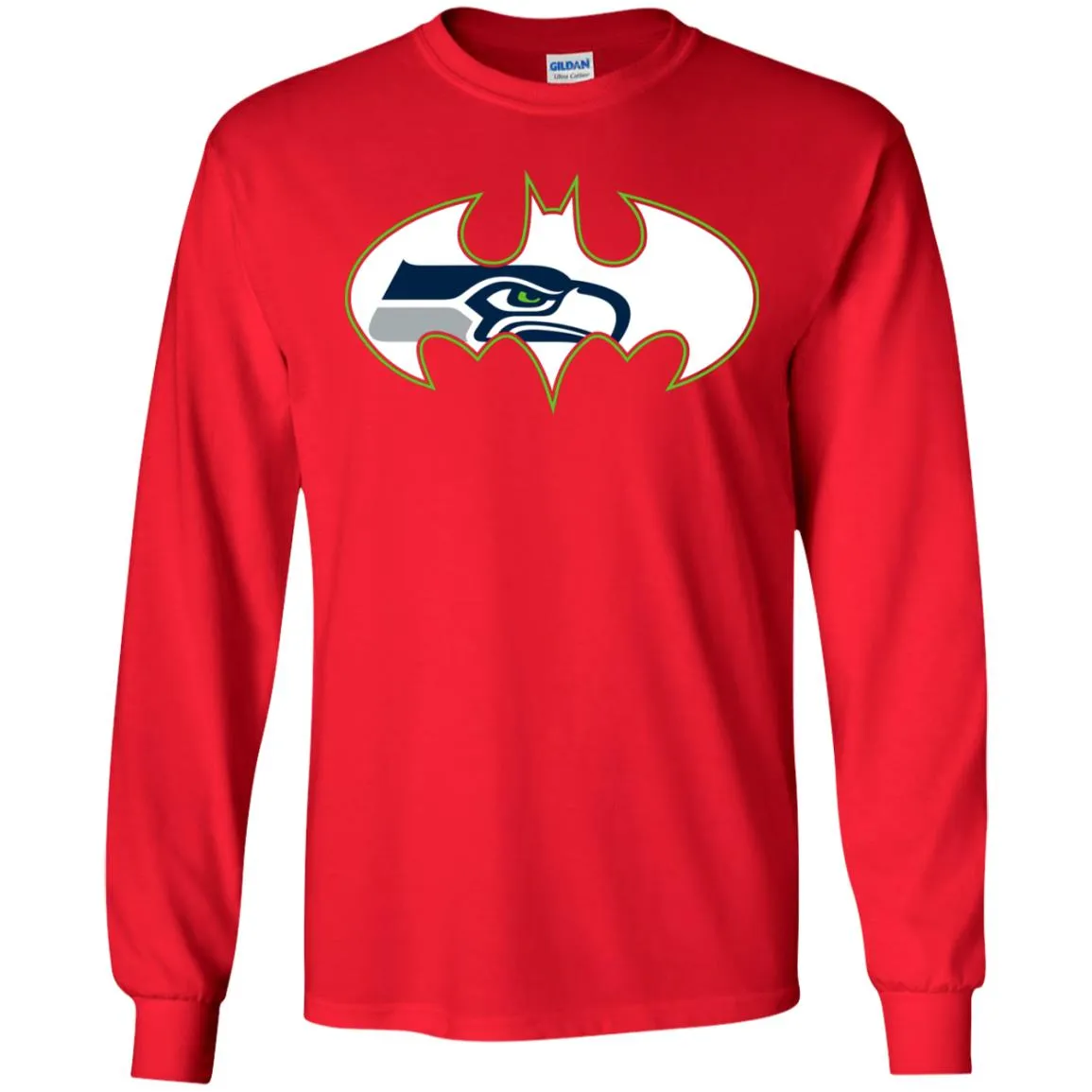 We Are The Seattle Seahawks Batman Nfl Mashup Men Long Sleeve Shirt