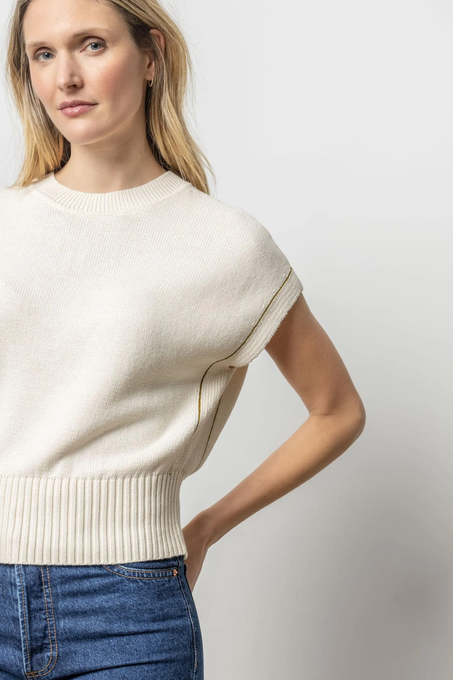 Wedge Pullover Sweater