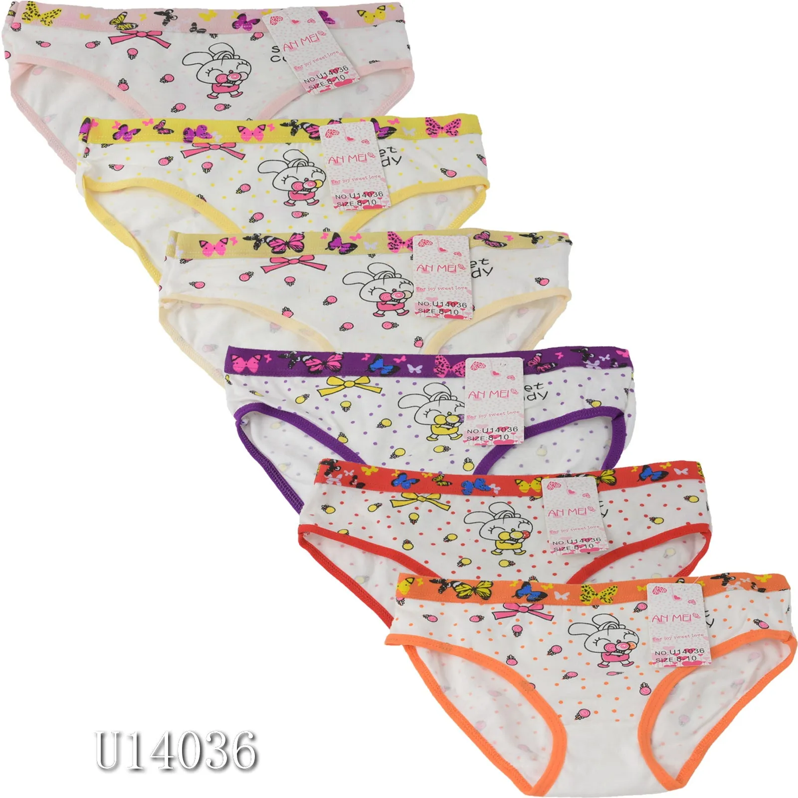 Wholesale Kids Girls Panties Underwear, U14036