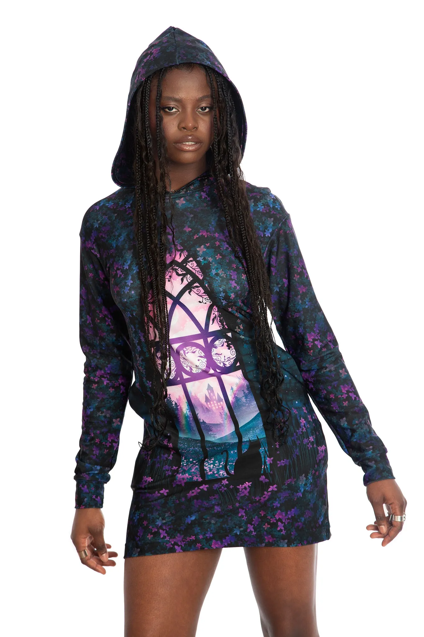 Window To The Spirit Realm Slouchy Dress