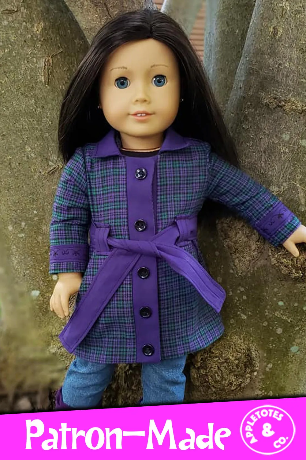 Yorktown Coat 18 Inch Doll Sewing Pattern