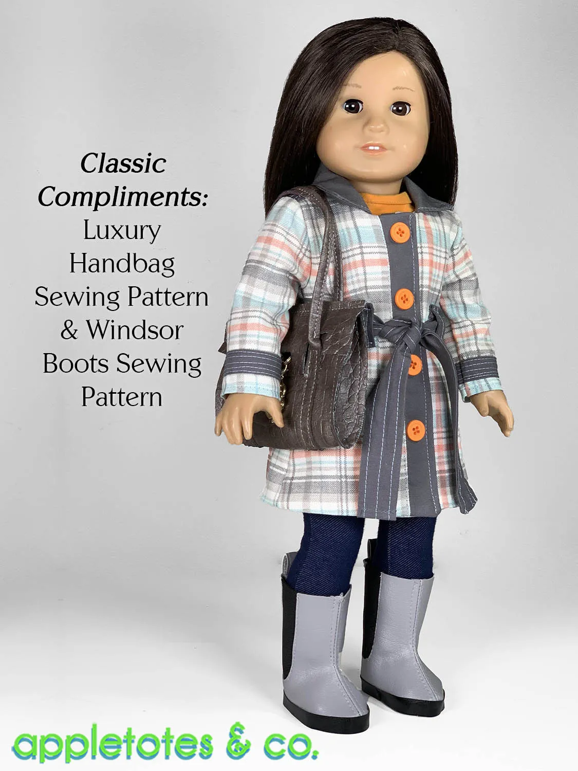 Yorktown Coat 18 Inch Doll Sewing Pattern